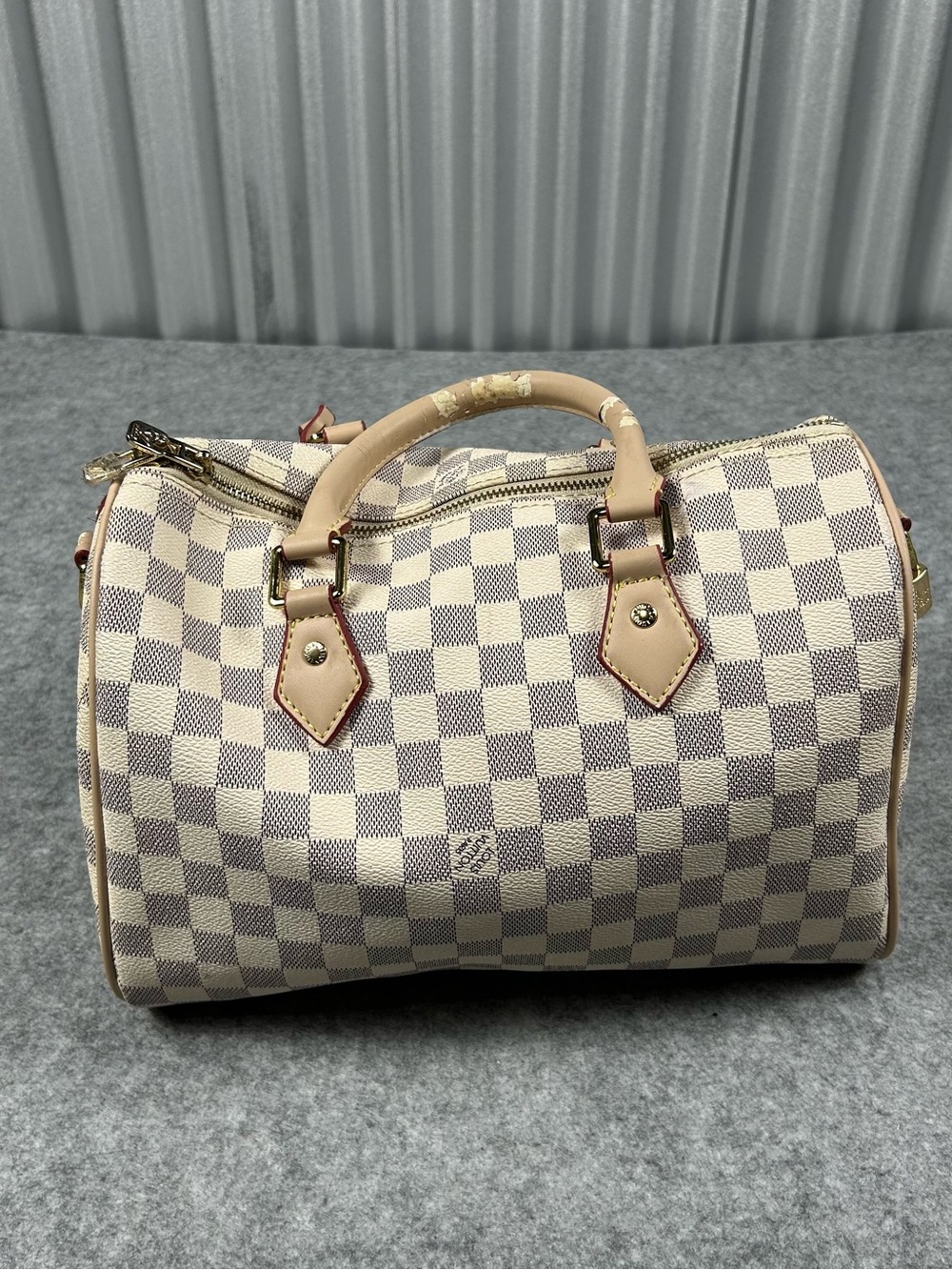 Louis Vuitton Speedy Bandouliere 30 Damier Azur Womens Bag